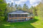 Birch Berry Lane with sweeping lawns and gorgeous views